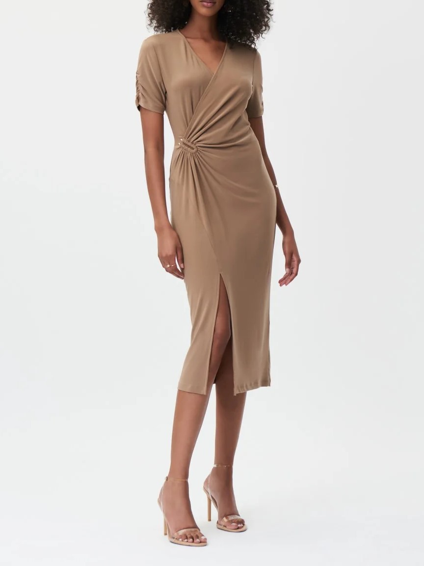 Tiger Eye Wrap - Style Side - Split Dress