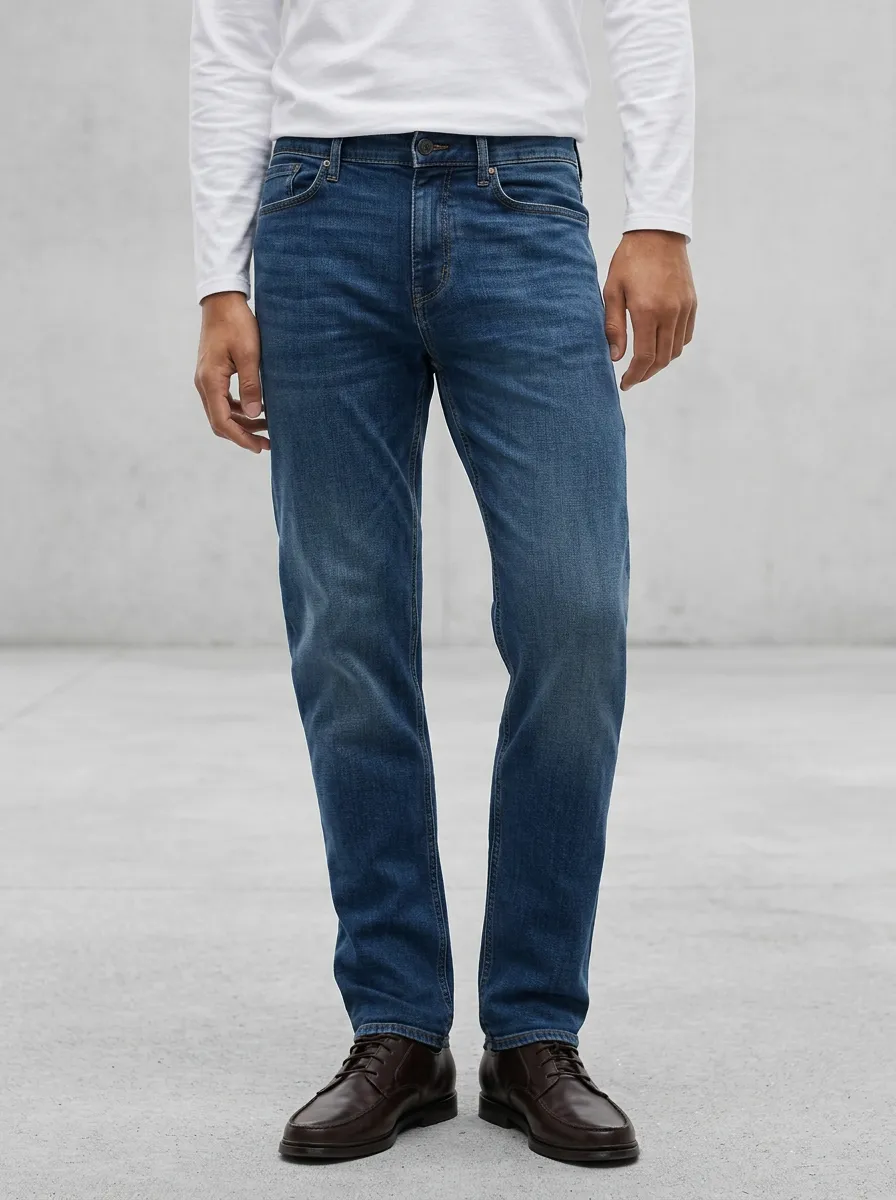 Faded Waist Jeans