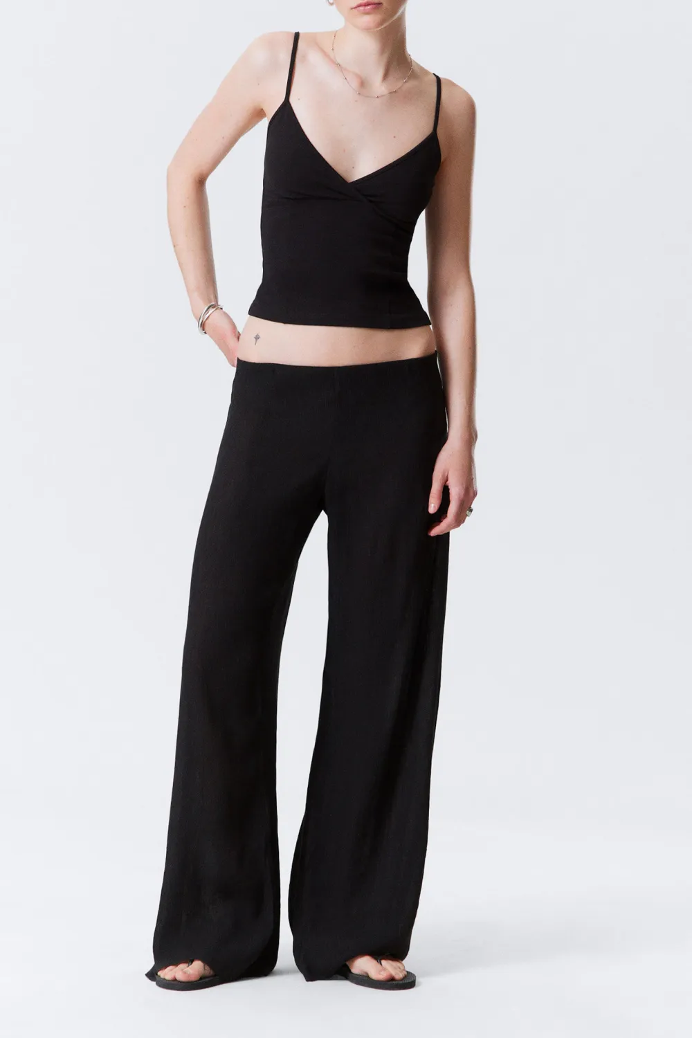 Cross Detail V-Neck Cami