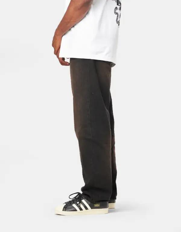 Men's Relaxed Marble Wash Stretch Jeans