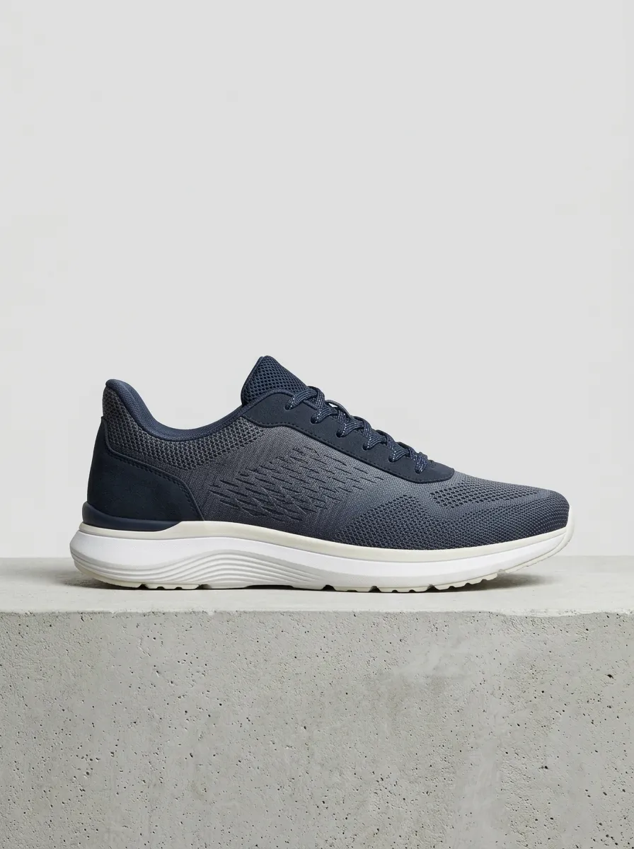 Urban Mesh Graphic Outdoor Look Men's Running Shoes