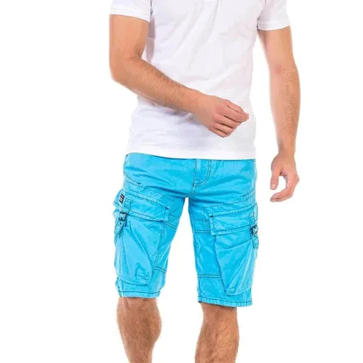 Utility Cargo Pocket Denim Shorts