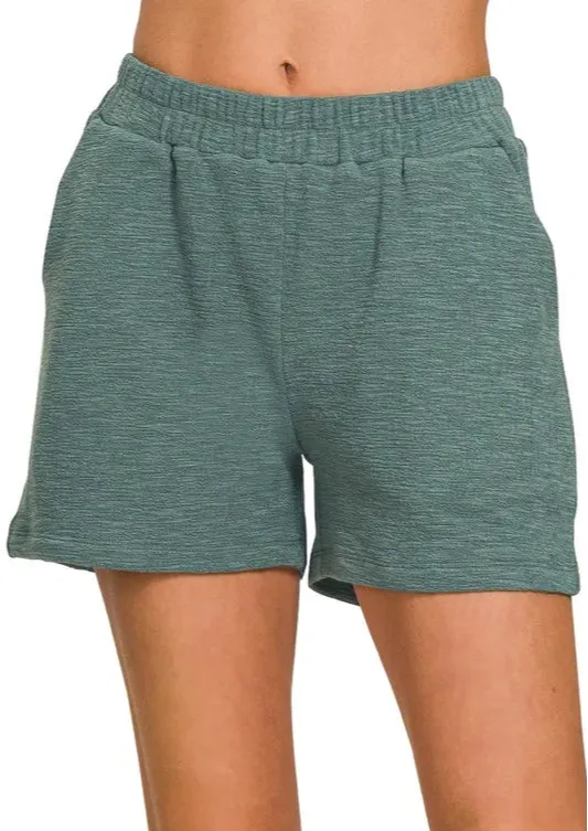 Cotton Slub Short Pants