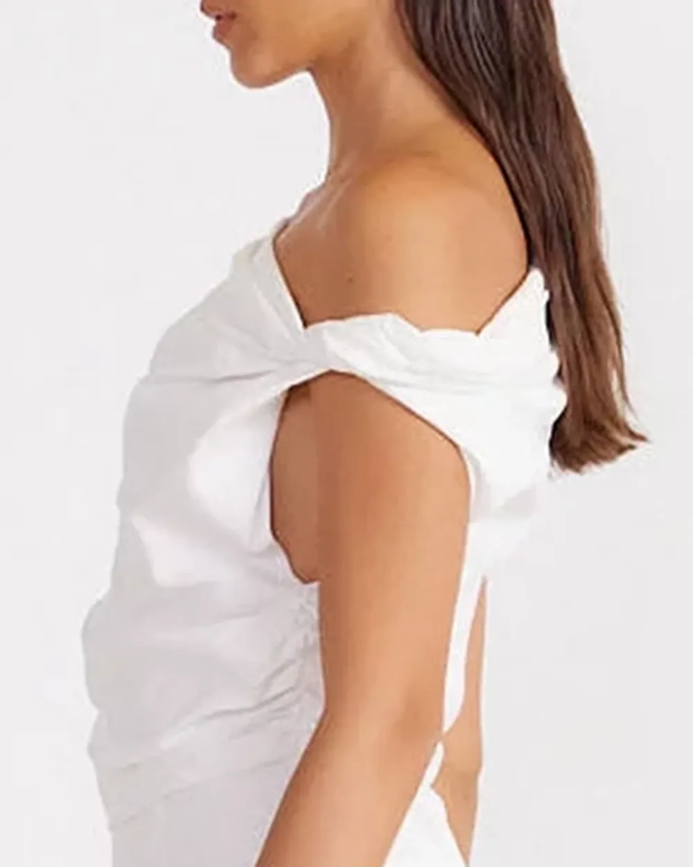 Linen Twist Mini Dress - Iconic Exclusive