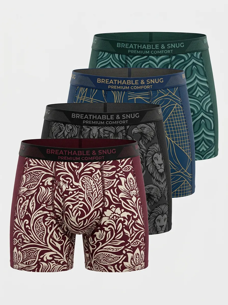 Everyday Comfort Waist Four Pack Briefs