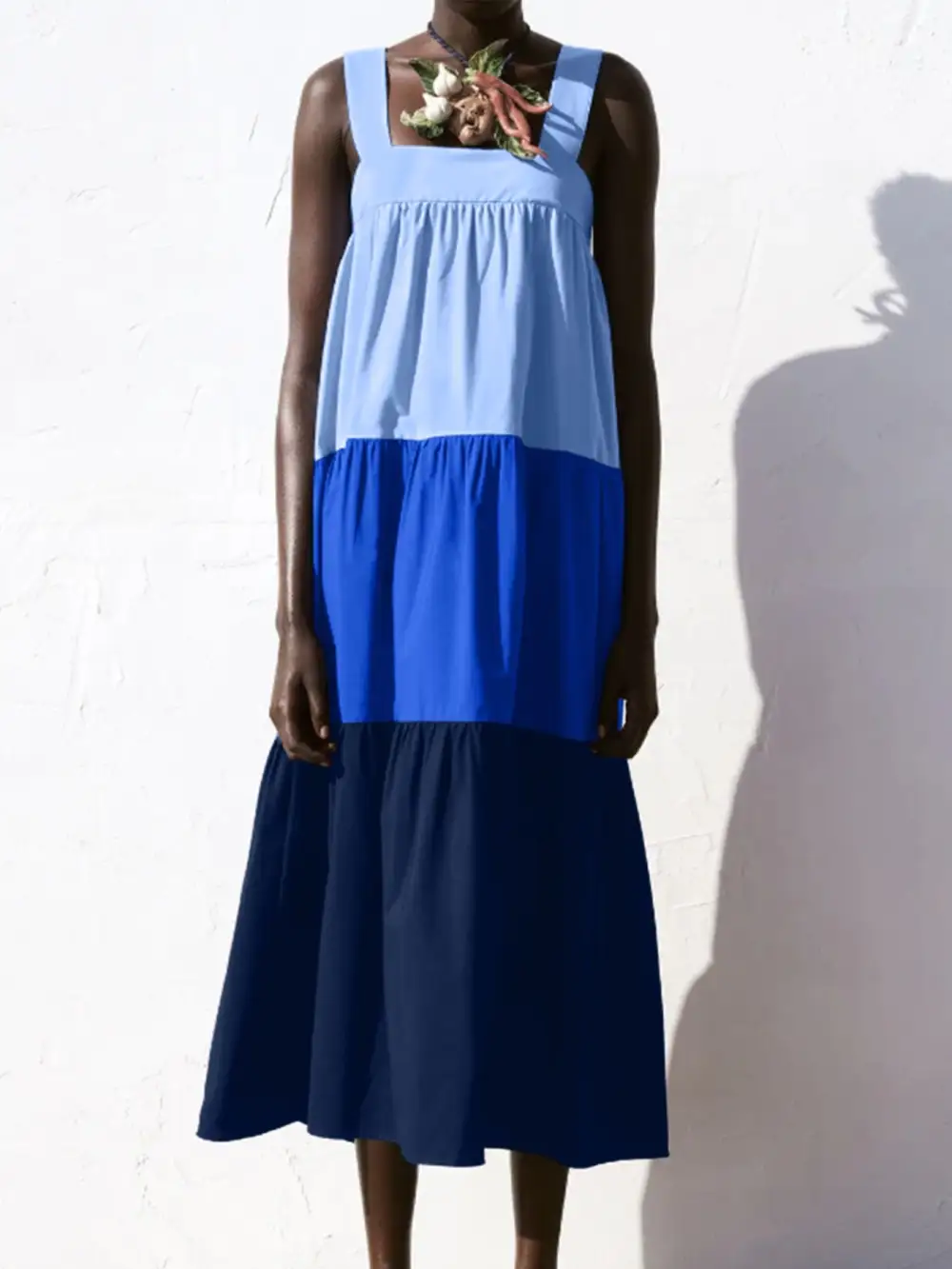 Patchwork Dress Casual