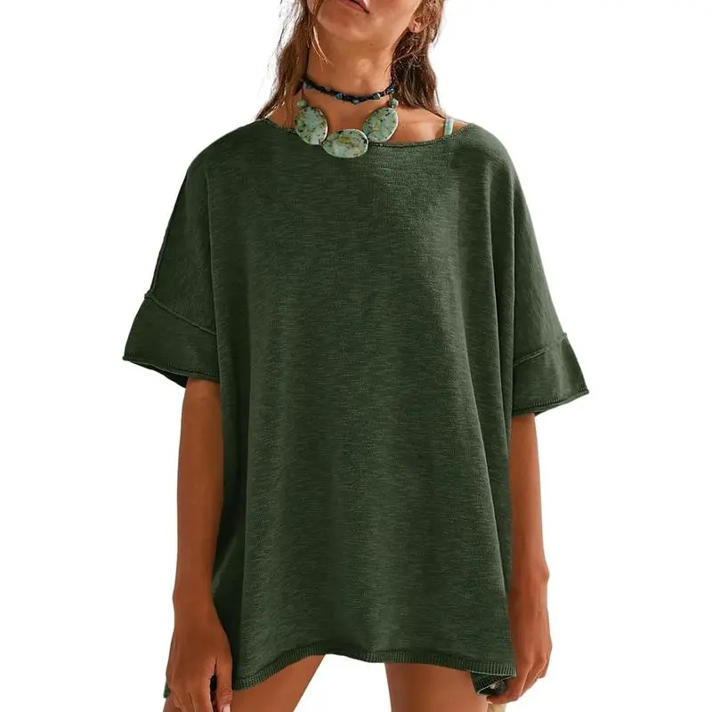 6PACK-Mineral Wash Oversized Top