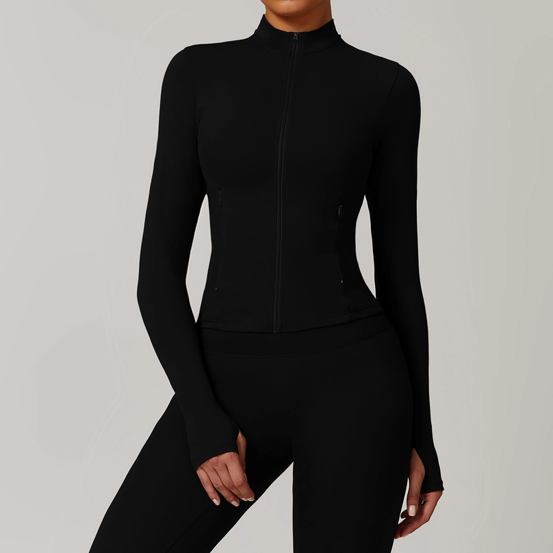 Full Zip Active Jacket with Pockets