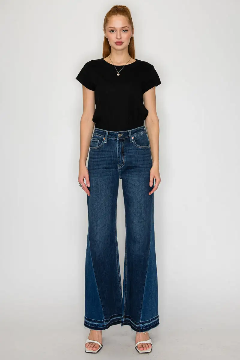 Modern High Rise Flare Relaxed Denim Jeans