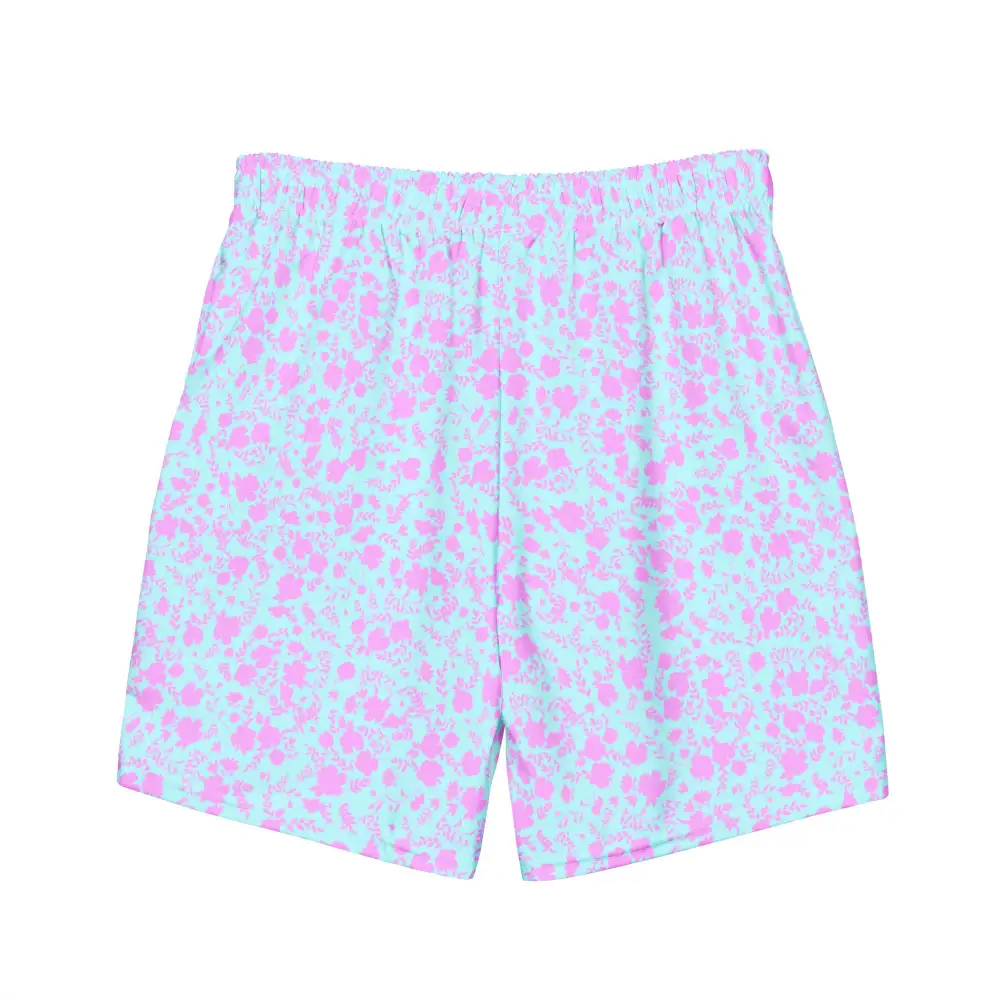 Quick Dry Floral Print Swim Trunks