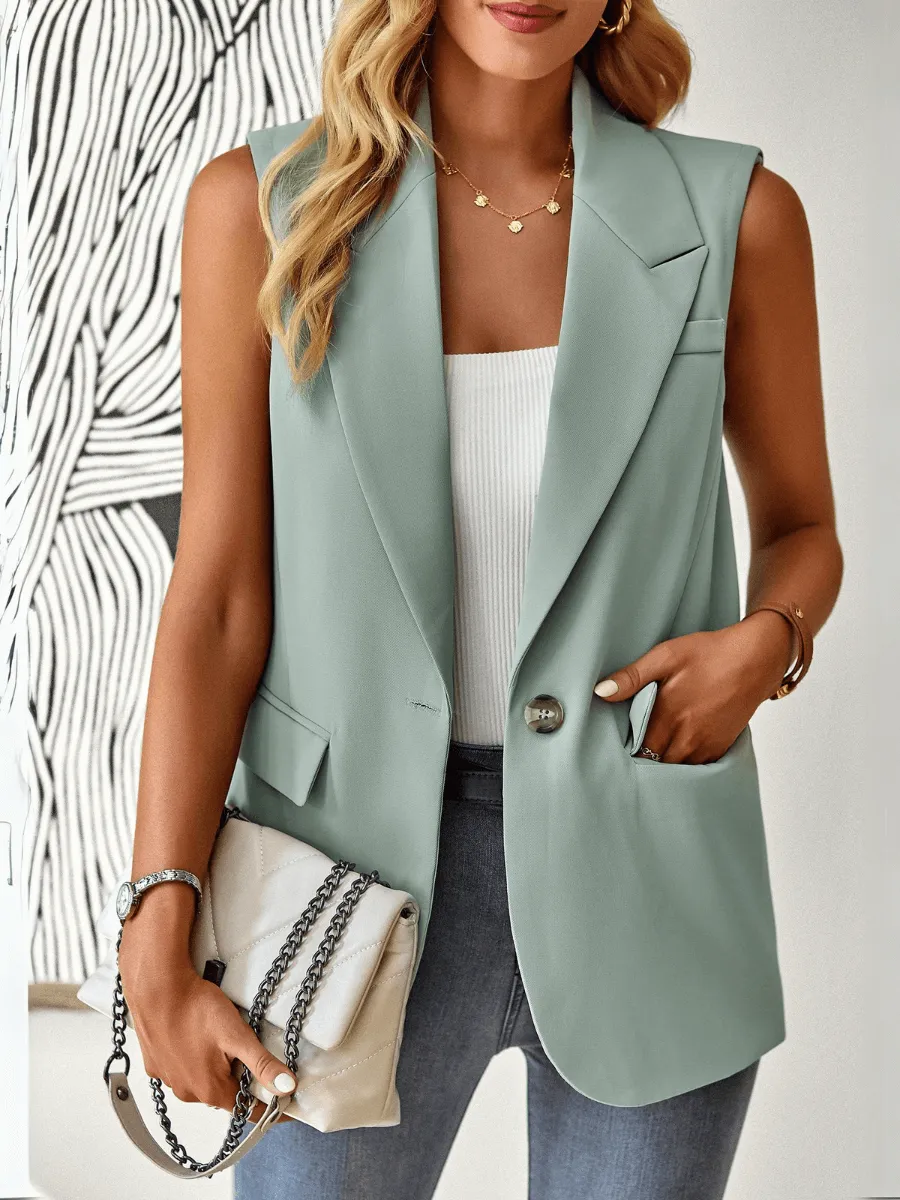 Modern Tailored Blazer Vest