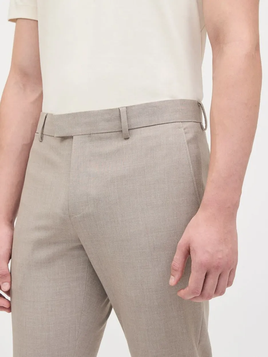 Tawny Taupe  Commuting Style Suit Pant