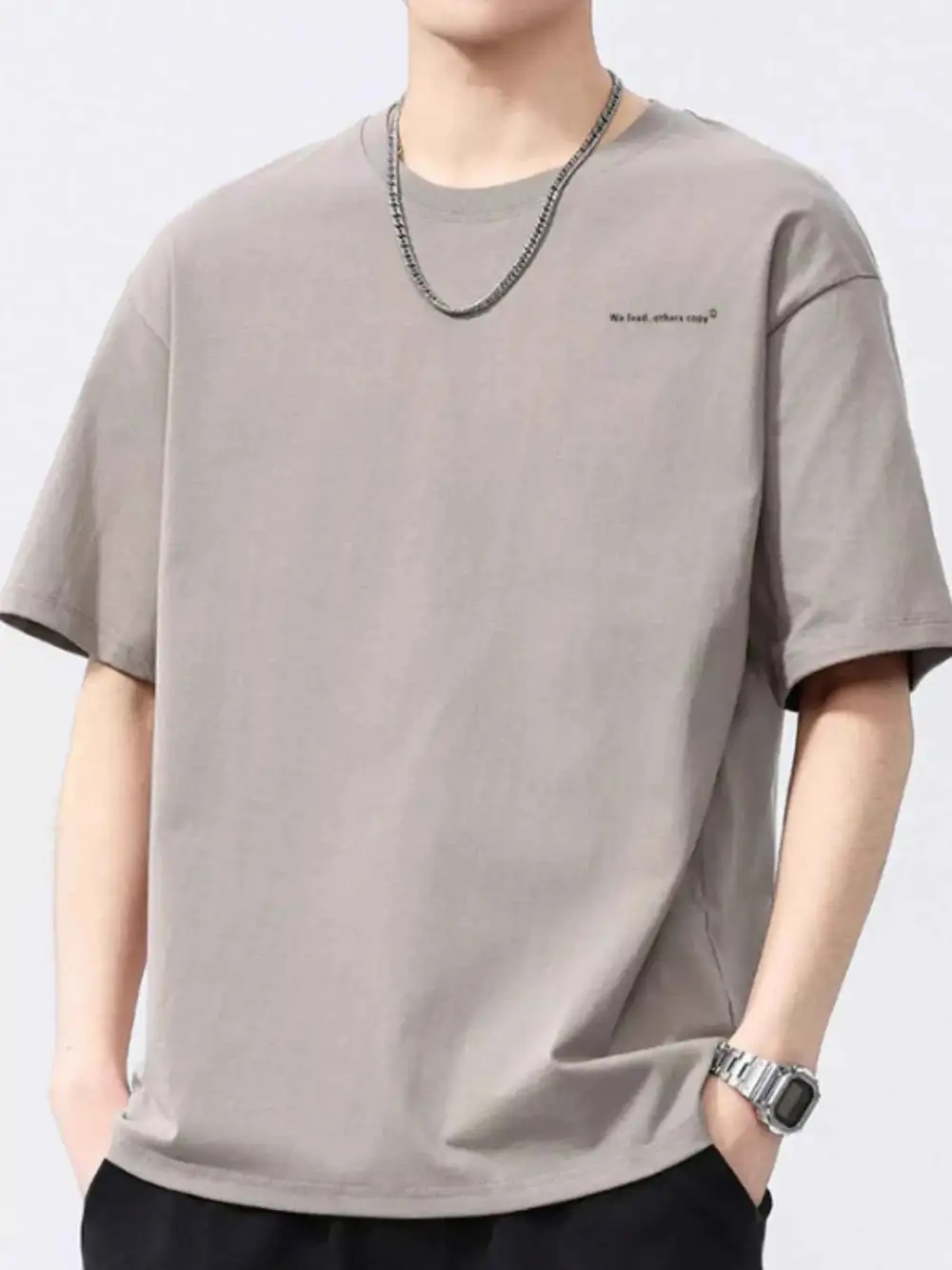 Soft Touch Round Neck Short Sleeve T-Shirt
