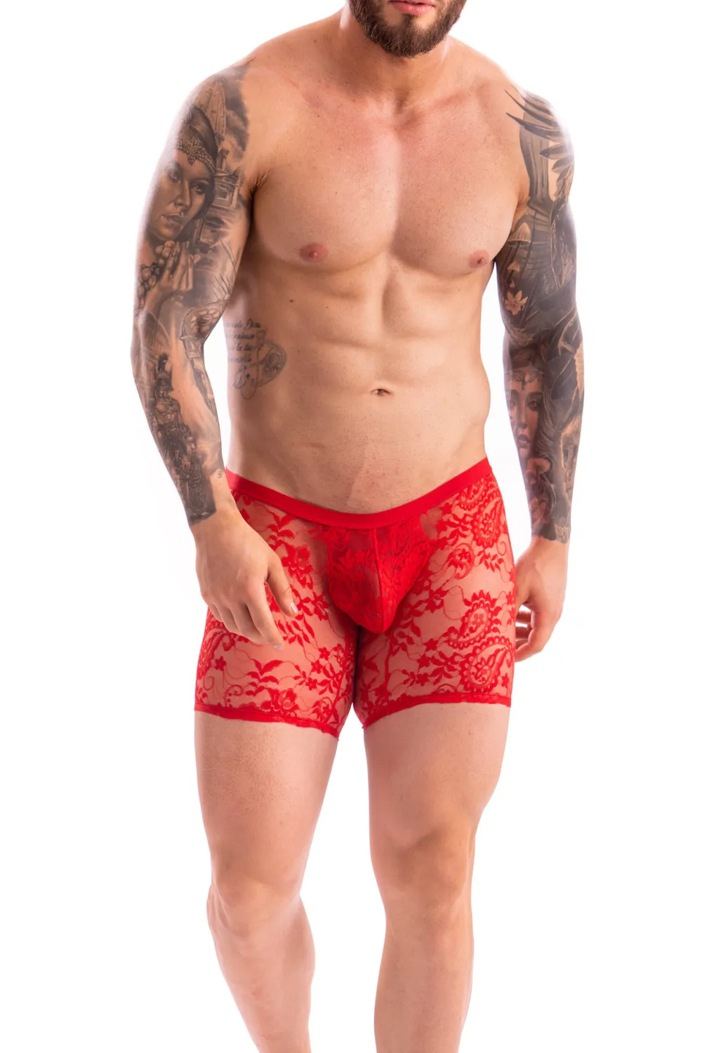 Lace Men's Boxer Briefs