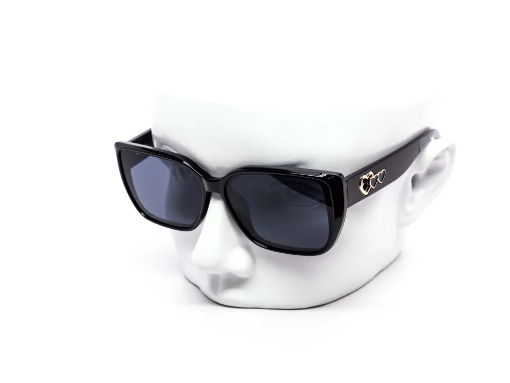 12-Pack Chunky Heart Square Gradient Sunglasses
