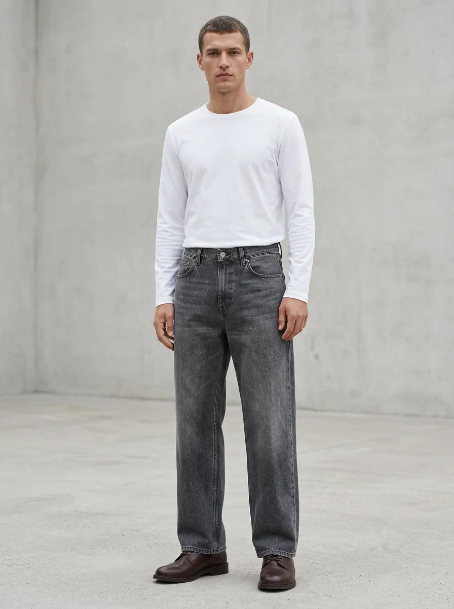 Streetwear Washed Jeans