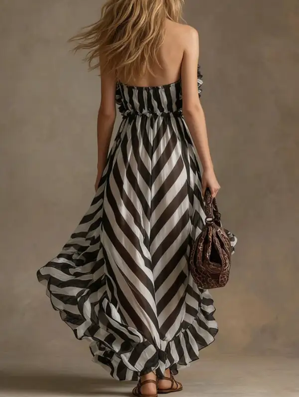Striped Cami Maxi Dress