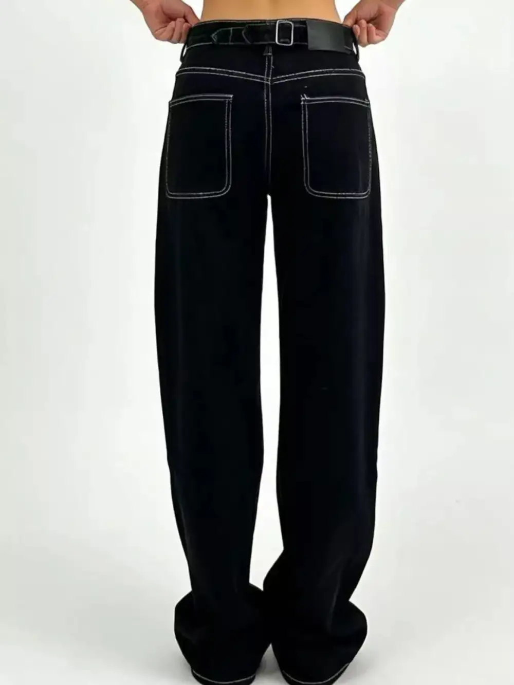 Everyday Wide Leg Washed Denim Jeans