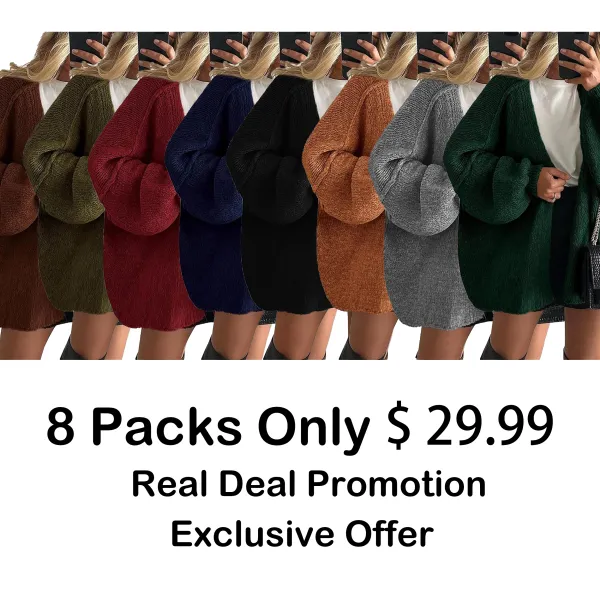 🛍️ Limited-Time Fall Sale – 40% OFF! | Women’s Oversized Cardigan Sweater – Cozy Style Meets Effortless Elegance