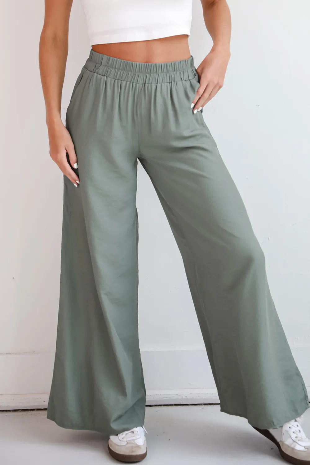 Positively Delightful Casual Wide Leg Pants