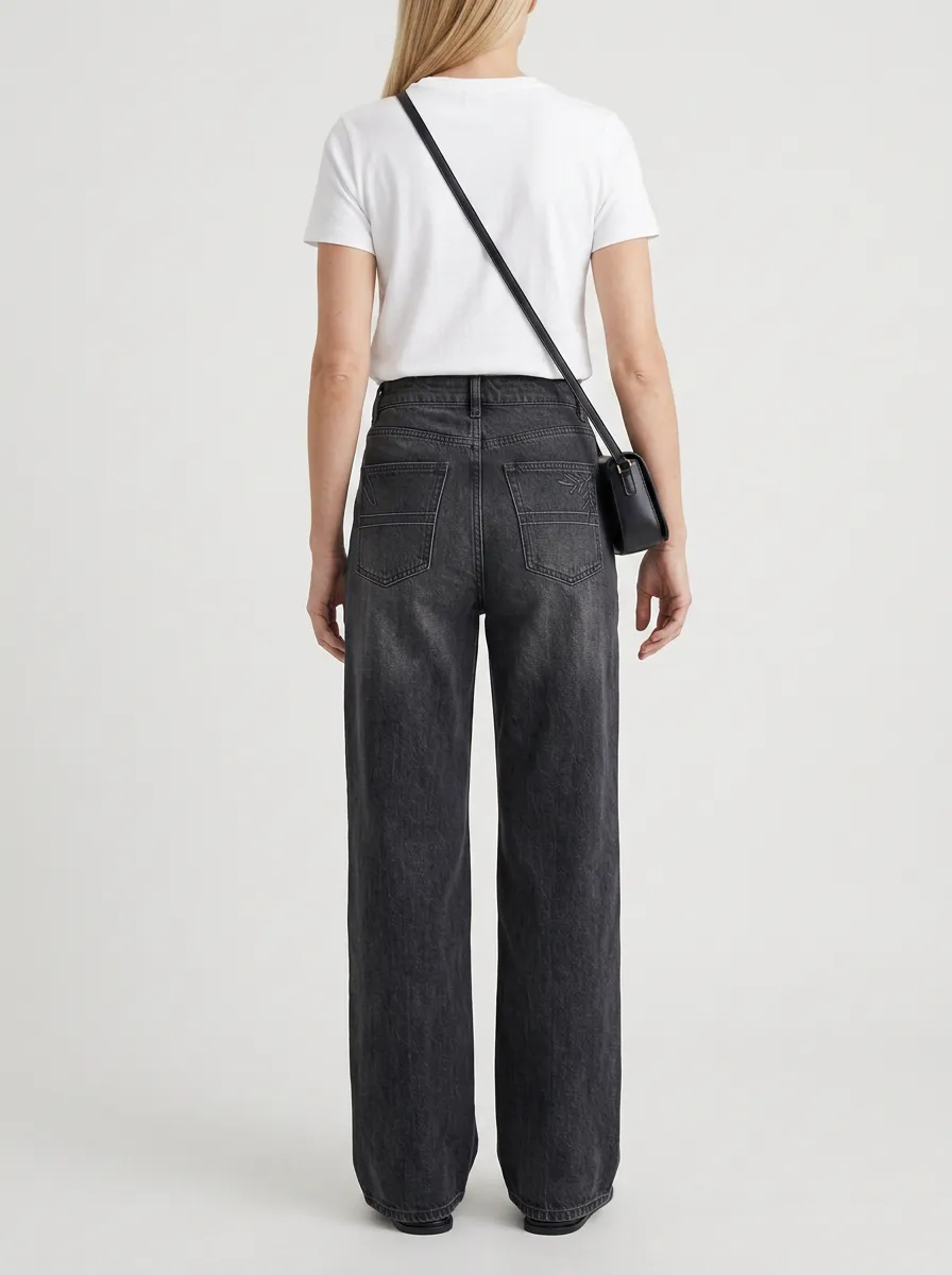 Women's Wide Leg Denim Jeans