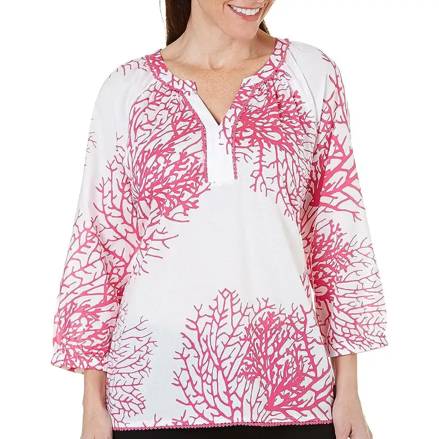 Printed Lace Casual Shirt