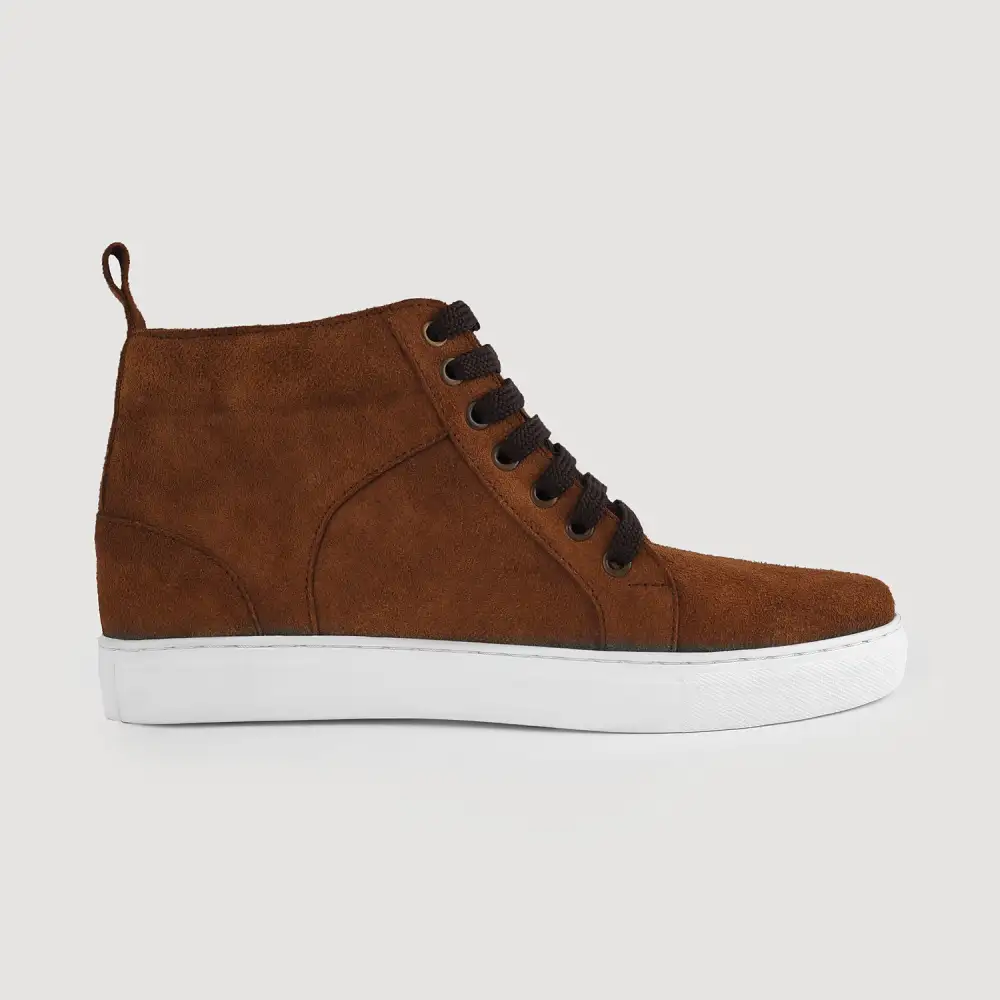 Casual Suede High Top Skate Shoes