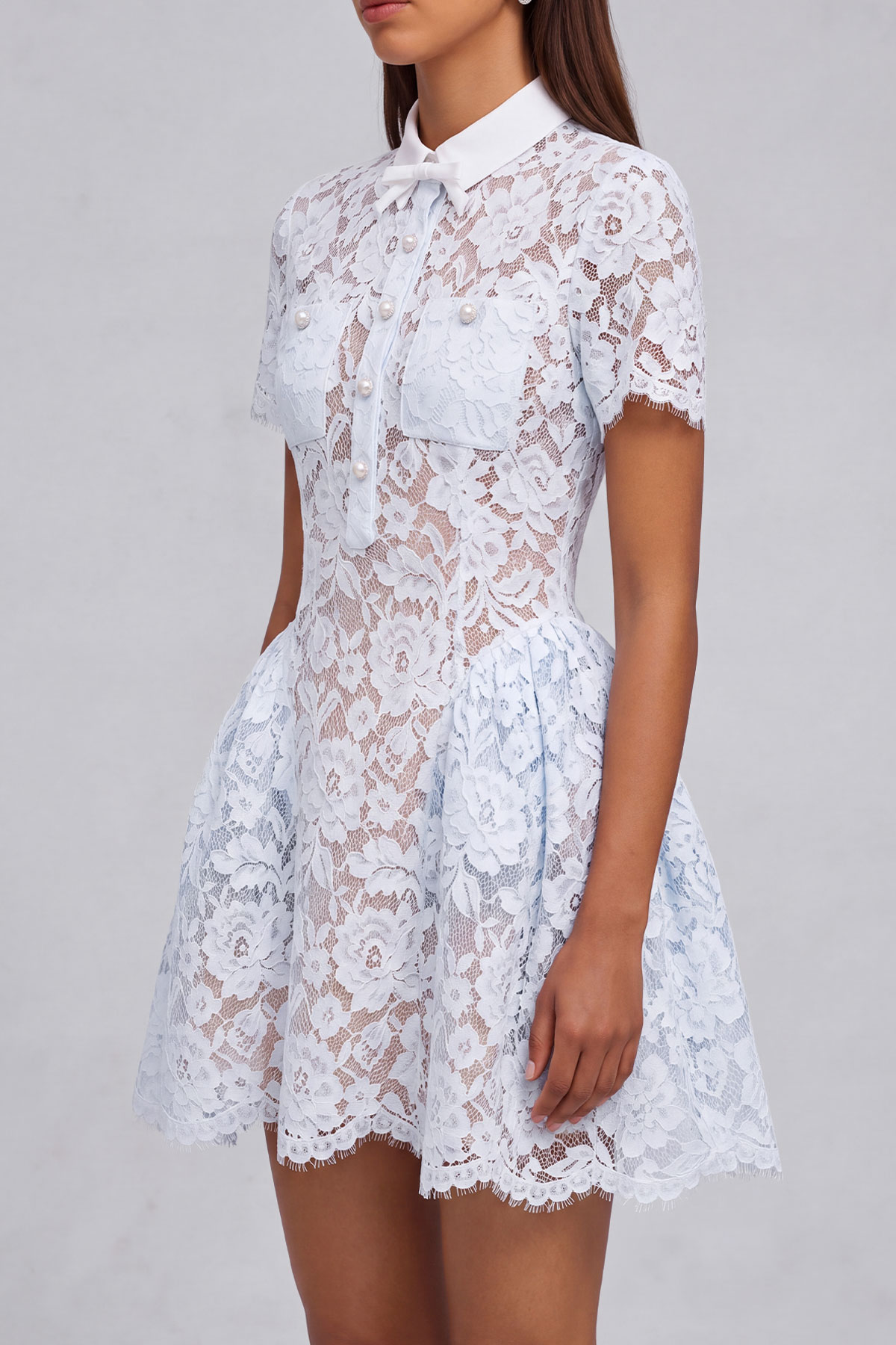 Classic Lace Mini Dress