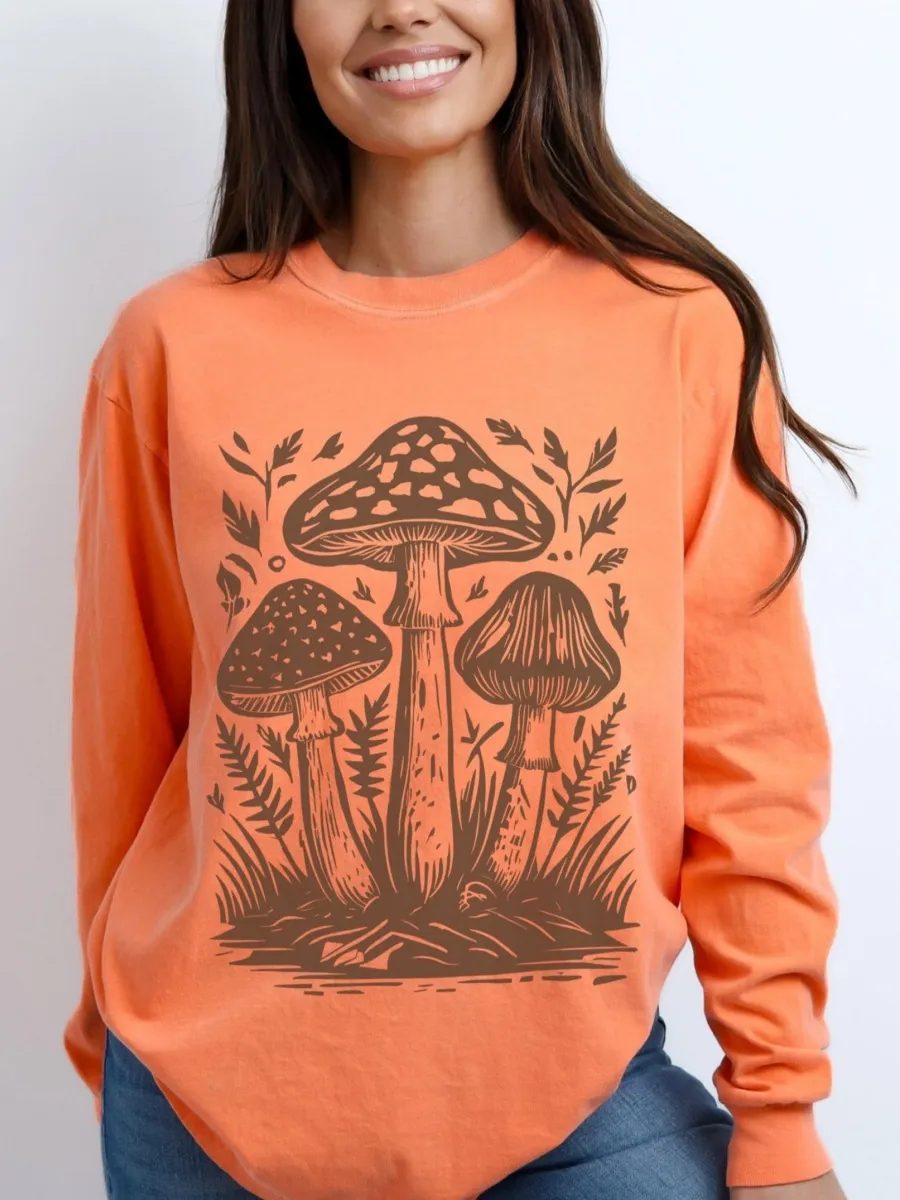 Vintage Forest Mushroom T-Shirt