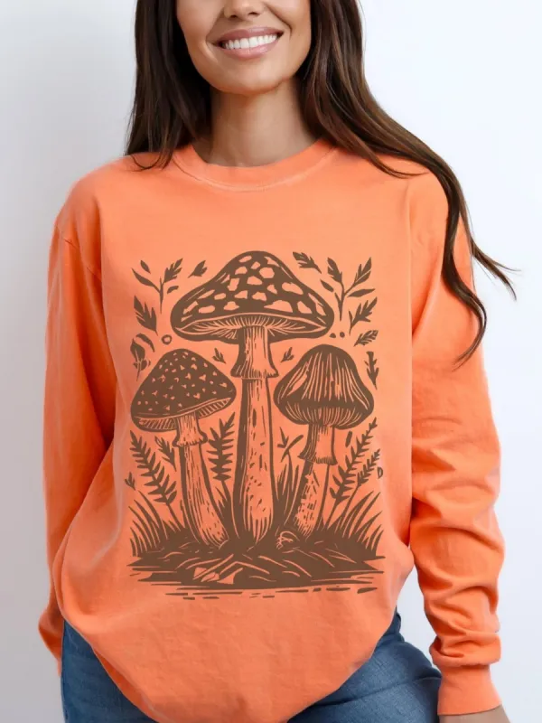Vintage Forest Mushroom T-Shirt