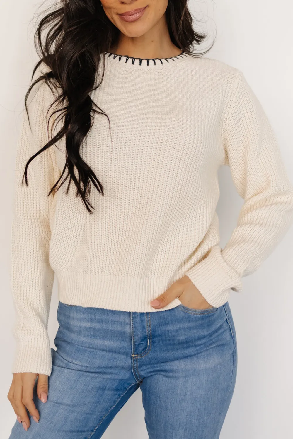 Design Sense For Versatile Commute Cream Top