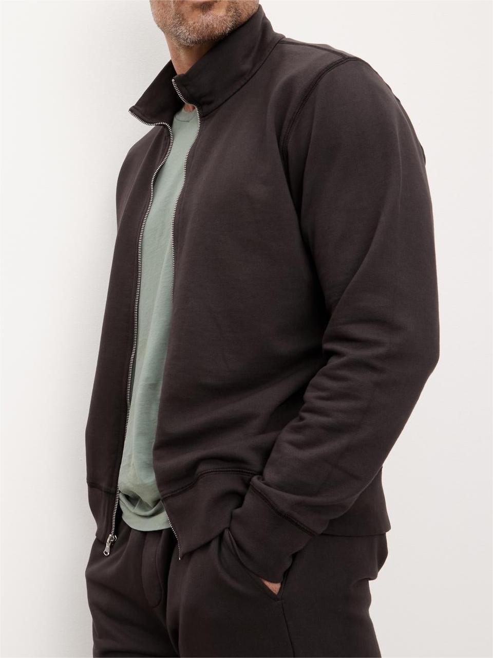 Men's Stylish Half Collar Knit Coat