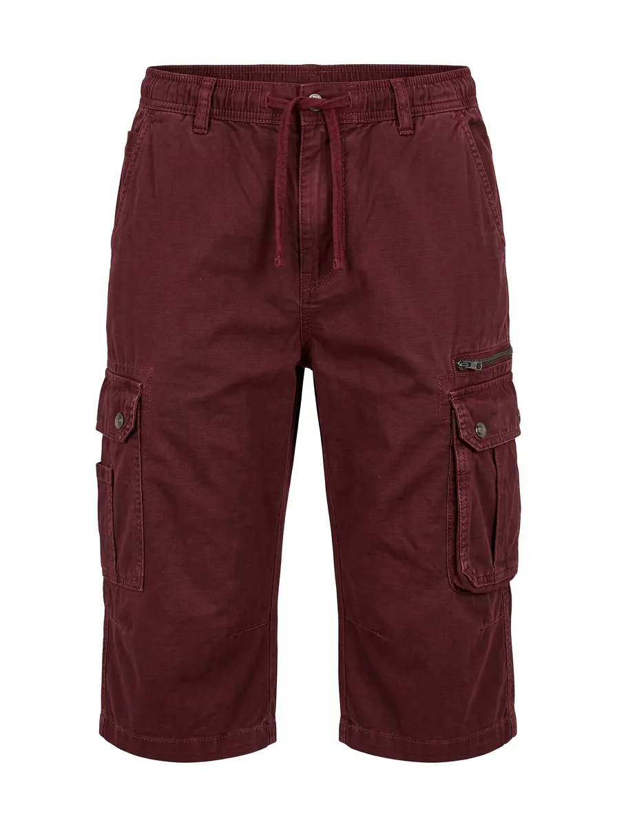 Men's Casual Outdoor Navy Blue Multi-Pocket Cargo Shorts