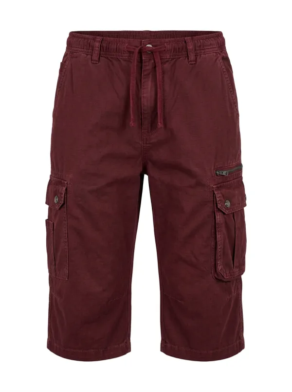 Men's Casual Outdoor Navy Blue Multi-Pocket Cargo Shorts