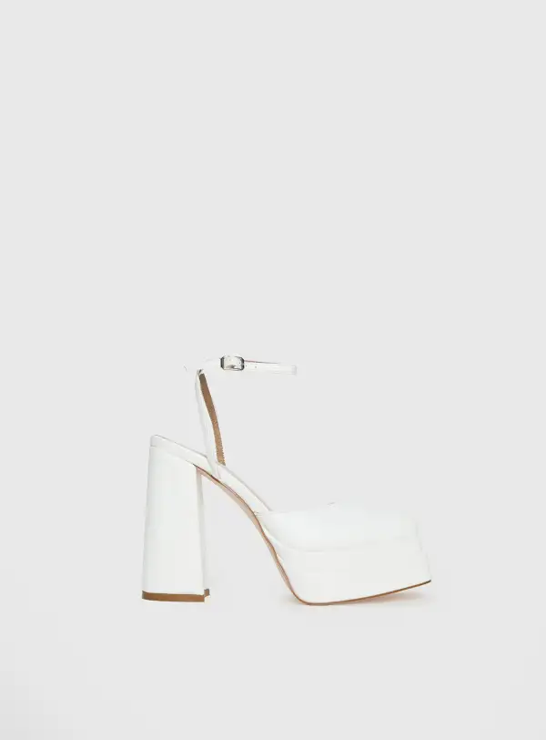 Layered Block Heel Shoes
