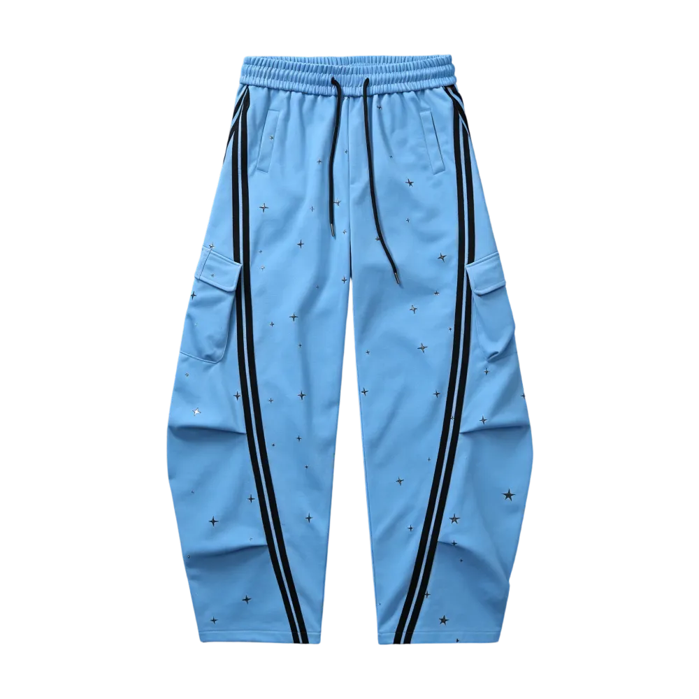 Women  Wide Leg Drawstring Joggers with Side Pockets