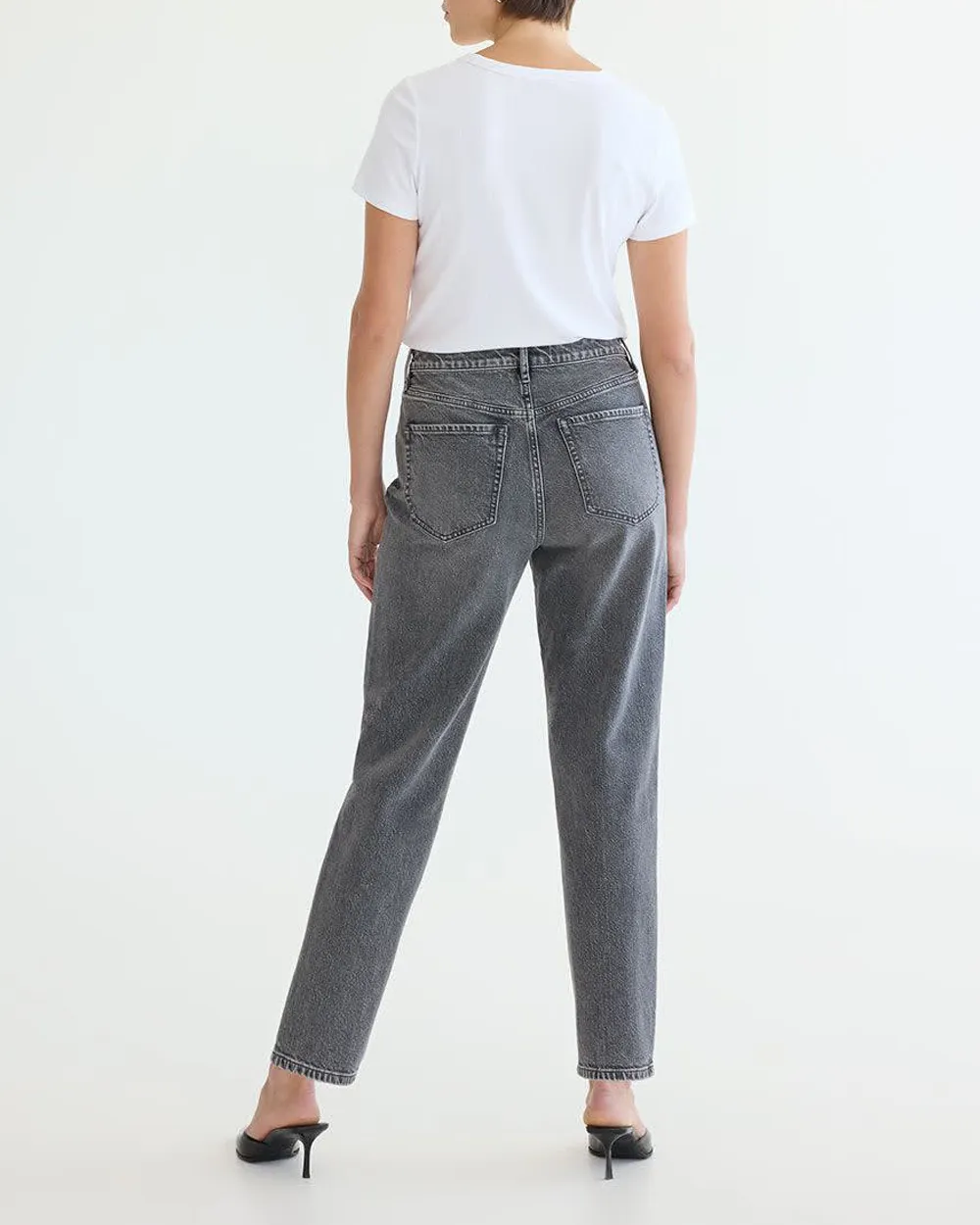 Tapered-Leg High-Rise Jean 