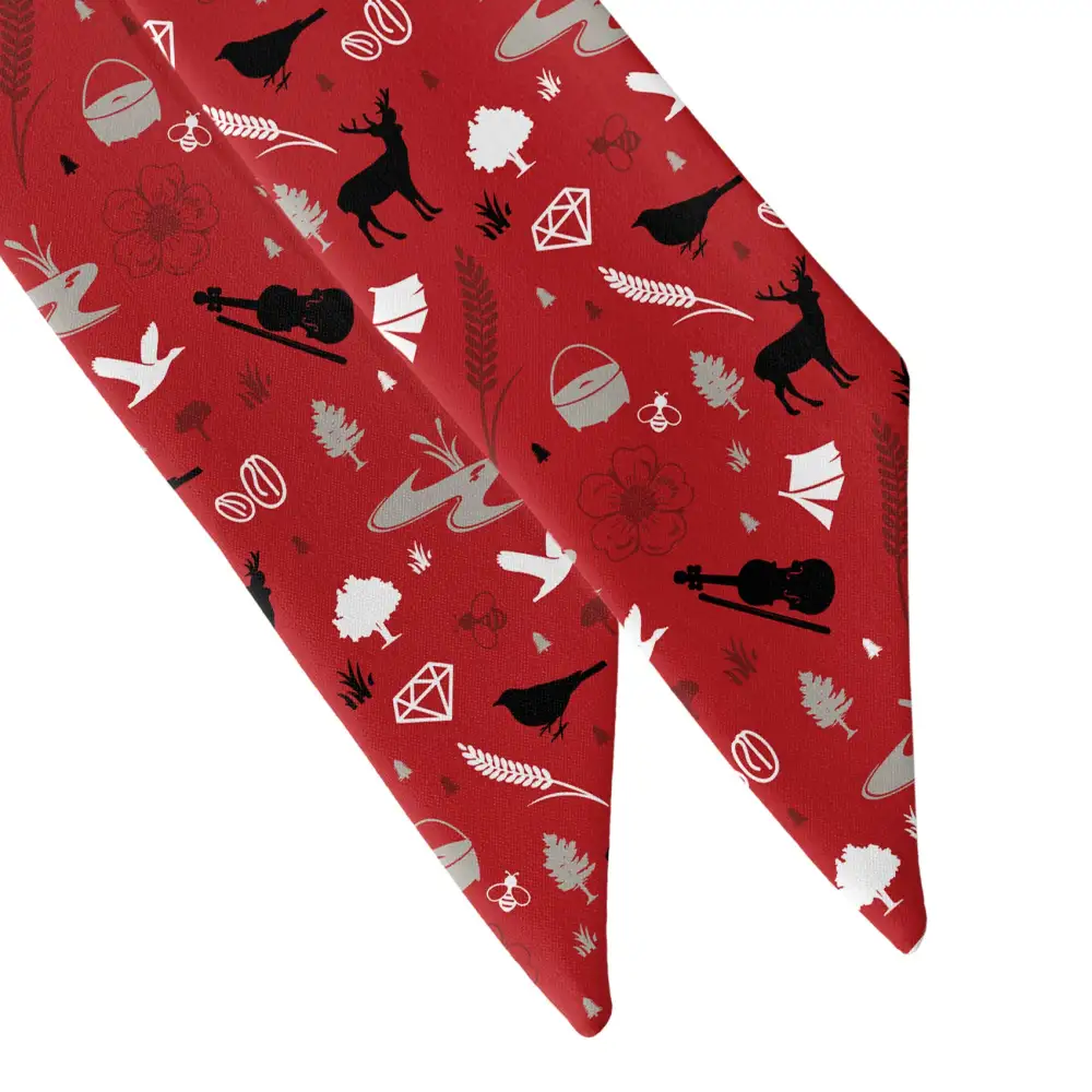 Arkansas State Heritage Design Hair Scarf