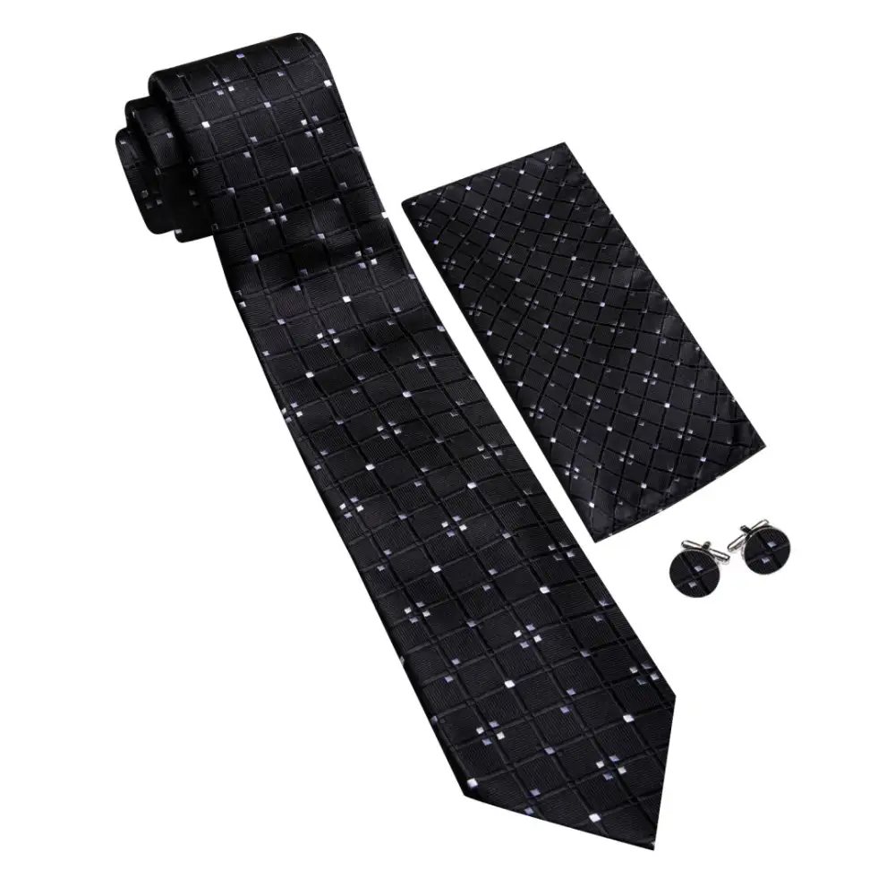 Polished Plaid Necktie Set