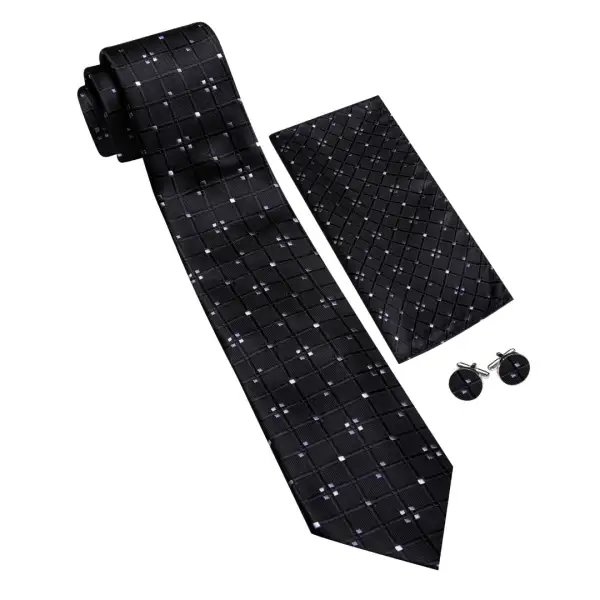 Polished Plaid Necktie Set