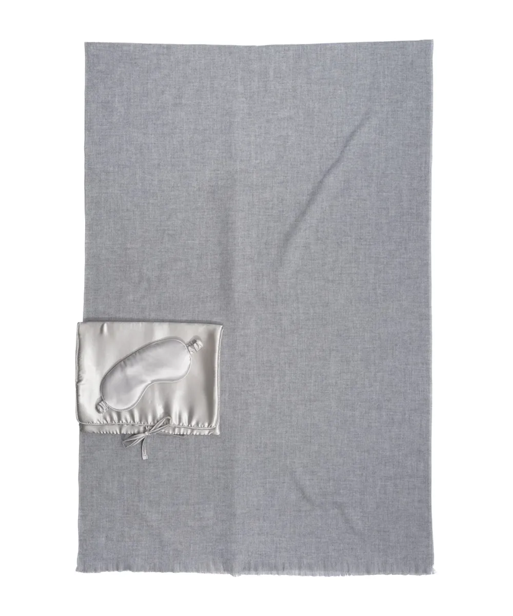 Plain Casual Style Travel Wrap Set