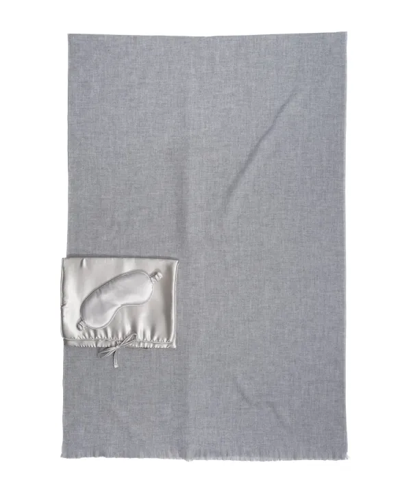 Plain Casual Style Travel Wrap Set