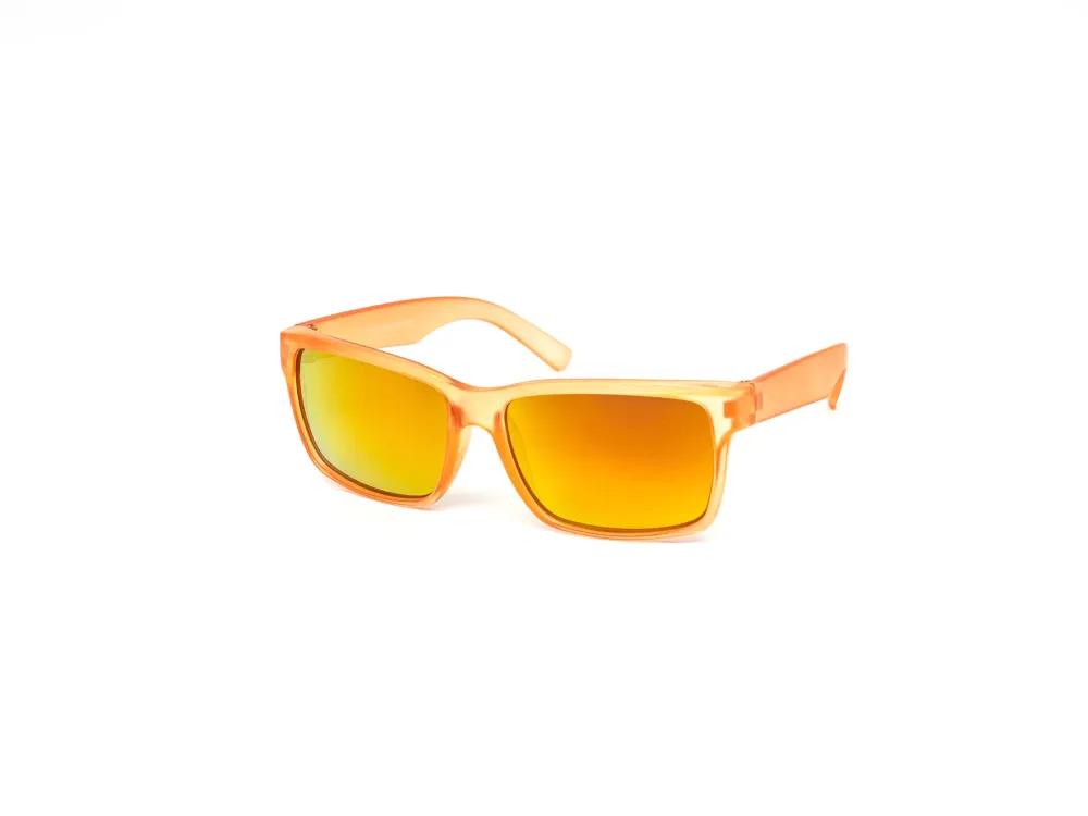12-Pack Kids Modern Square Color Mirror Sunglasses