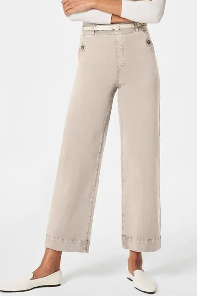 High Waist Pocket Denim Jeans