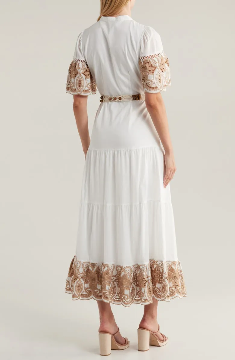 Southampton Embroidered Maxi Dress