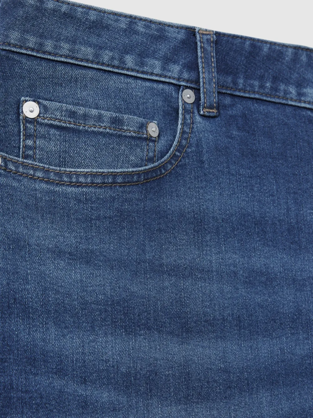 Solid Color Basic Slim Fit Men's Jeans