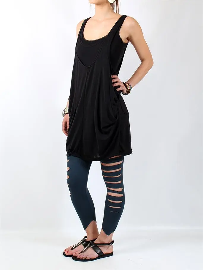 Casual Style Sleeveless Tunic