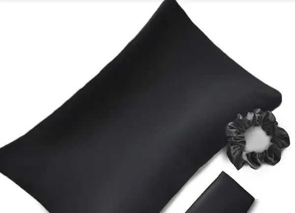 Satin Pillowcase Sleep Mask Scrunchie Gift Set