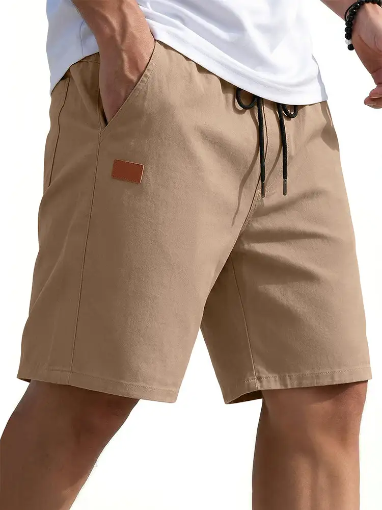 Men's Casual Cotton Blend Chino Shorts