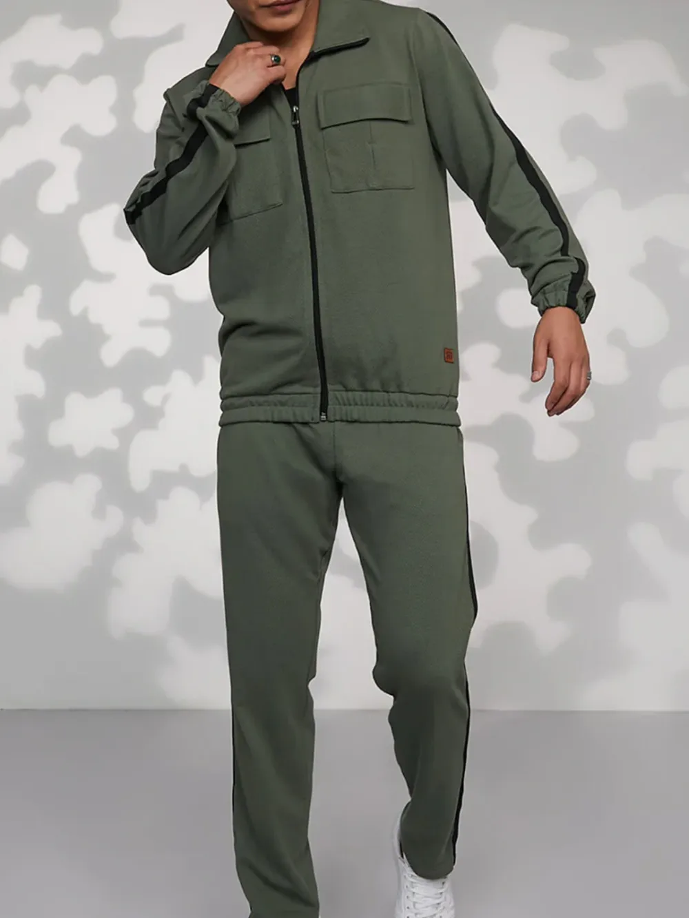 Green Casual Style  Pants Sets